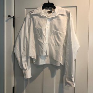 Cropped button up
